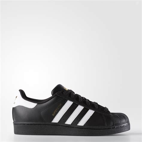 Adidas superstar black shoes